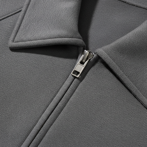 Wholesale Custom Zip up <b>Tracksuit</b> 100% Cotton Casual Running Sweatsuit <b>Tracksuits</b> Set for Men - Product Image 2