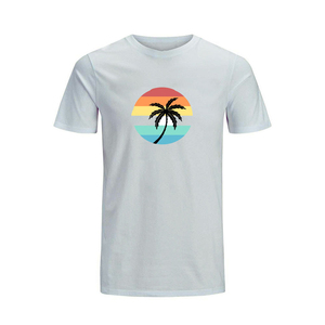 Nouveaux T-shirts de qualité supérieure Street Wear 100% coton Coupe classique Col rond Vêtements décontractés pour hommes T-shirt imprimé DTF à prix très bas - Product Image 2