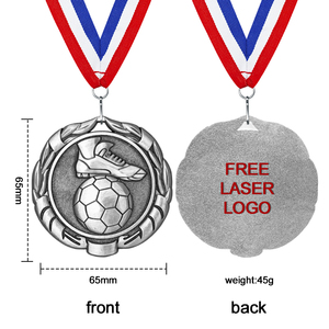 Médaille vierge en métal plaqué de style ancien, très demandée, pour événements de Taekwondo, Rugby, Football, impression offset, cadeau - Product Image 2