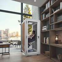 Cabine acoustique personnelle en tissu insonorisé, légère, portable, facile à installer, avec cadre en acier moderne, cloisons insonorisées mobiles