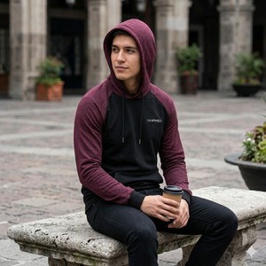 Unisex 100% Cotton Terry Nonwoven Oversized <b>Zip</b>-<b>Up</b> Hoodie Animal Streetwear Eco-Friendly Breathable Loose Fit Winter for Couples - Product Image 2