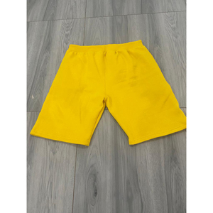 Shorts de survêtement pour hommes style urbain, 1 pièce, motif uni, shorts d'été 100% coton, broderie appliquée personnalisée, vente en gros usine - Product Image 5