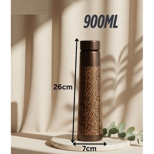 Pure <b>Copper</b> Water <b>Bottle</b> for <b>Drinking</b> Water Leak Proof Eco Friendly Durable <b>Bottle</b> Support Immunity Boost and Better Digestion - Product Image 4