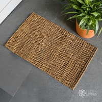 Handwoven Modern Low Pile Thin Natural Fiber Jute Rug RTS | Area Floor Carpet | Custom Size Wholesale Ready