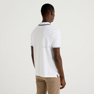 Camiseta Polo 2026 de Color Sólido con Cuello Alto, Camiseta Casual de Manga Corta, Camiseta Polo Formal para Hombre - Product Image 2