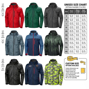 Chaquetas Impermeables y Cortavientos Personalizadas al por Mayor con Logotipo, Chaqueta de Lluvia Ligera con Capucha para Hombre y Mujer - Product Image 2