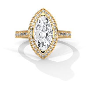 Bague en diamant de haute qualité avec diamant de laboratoire taille marquise certifié GRA, bijoux de mode pour femmes, disponible au prix export. - Product Image 1