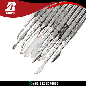 Espátula de Cera Dental Reutilizable de Acero Inoxidable, Instrumento de Doble Punta, Herramienta de Cera para Laboratorio Dental, Espátula de Doble Cabeza para Trabajos de Prótesis Dentales - Product Image 6