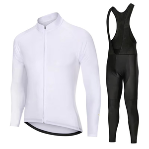 Ensemble de maillot de cyclisme pour hommes personnalisé OEM ODM, séchage rapide, respirant, en maille, tenue de cyclisme performante, maillot et short de vélo - Product Image 5
