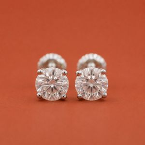 Top Quality Moissanite Diamond Stud <b>Earrings</b> Elegant Fashion Jewelry <b>for</b> <b>Men</b> Women - Product Image 1