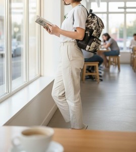 Hair On Cowhide Leather Backpack Handmade Premium Travel School <b>Bag</b> Fashion Durable Backpack for Women Men Luxury LHBP-0062 - Product Image 3