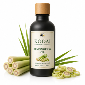Aceite Esencial de Limoncillo de Tamil Nadu 100% Puro y Natural de Primera Calidad, Destilado al Vapor, para Aromaterapia y Cuidado Facial, Kodai Global Export - Product Image 1