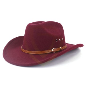 Chapeaux de cowboy pour hommes en cuir de vache, style western, vente en gros, chapeaux de cowboy personnalisés - Product Image 5