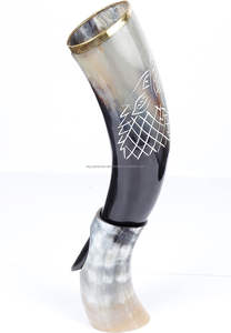 แก้วน้ำวีกิ้งรักษ์โลก คุณภาพดีที่สุด ทำด้วยมือจากวัสดุธรรมชาติ ตกแต่งด้วยงานแกะสลักงาช้าง - Product Image 5