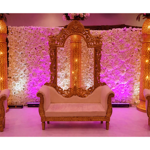 ฉากหลังดอกไม้สำหรับงานแต่งงาน ฉากหลังตกแต่งงานแต่งงานแบบอเมริกัน แผงหนังปักลาย ราคาขายส่งพร้อมกรอบ ออสเตรเลีย - Product Image 1