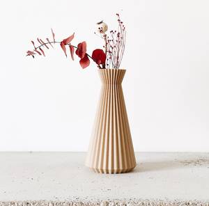 Jarrón Decorativo de Madera Maciza para Flores Artificiales, Moderno, Hecho a Mano, Ecológico, Accesorio Decorativo para Mesa del Hogar - Product Image 4