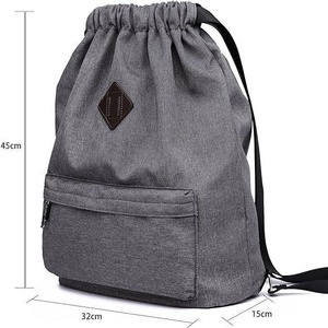 Drawstring Sports <b>Backpack</b> Gym Yoga Bag Shoulder for Men and Women - Product Image 2