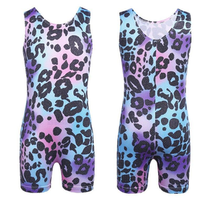 Justaucorps de danse personnalisé pour enfants avec logo imprimé par sublimation, haute élasticité, pour la gymnastique et le ballet - Product Image 3