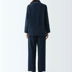 Pijamas de algodón transpirable para mujer, diseño personalizado, con logotipo personalizado, conjuntos de pijamas para mujer al por mayor - Product Image 2