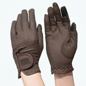 Nouveaux gants d'équitation unisexes en cuir synthétique anti-fissuration coupe-vent professionnels pour l'été - Product Image 1