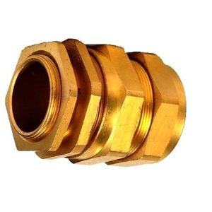 Strong Grip Brass <b>Cable</b> Glands Vibration Proof <b>with</b> <b>Lock</b> Nut and Dome Cap for Cover India Brass <b>Cable</b> Gland - Product Image 4