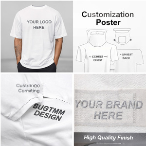 Camiseta de Lujo Oversize de Alto Gramaje 240 GSM 100% Algodón Peinado, Corte Holgado con Hombro Caído, Antipilling Frontal, Secado Rápido, Marca Privada - Product Image 2