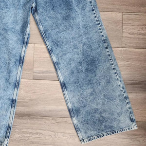 Jean baggy extensible tendance pour femme – Coupe ample respirante, jambe large, style unique – Vente flash – Jean en denim baggy - Product Image 4