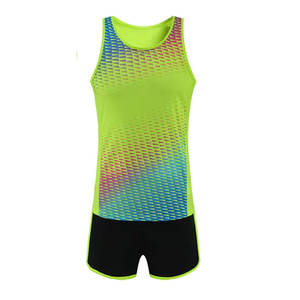 Nouvelle Arrivée Tenue de Sport Personnalisable Couleurs Variées en Tissu Polyester/Coton Respirant Léger pour l'Été – Uniforme de Course et d'Athlétisme Uni – Le Meilleur Choix - Product Image 2
