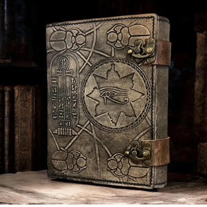 Diario de Tapa Dura de Cuero Grimoire A5, Libro de Hechizos de la Momia de Hamunaptra, Accesorio Vintage - Product Image 2