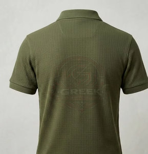 เสื้อโปโลผู้ชายสั่งทำพิเศษ ผ้าคอตตอนผสมคุณภาพสูง ระบายอากาศได้ดี คอปก ลำลอง ธุรกิจ ยูนิฟอร์ม ผลิตภัณฑ์เสื้อผ้า รับผลิตแบรนด์ส่วนตัว - Product Image 5