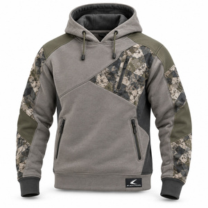 Sudadera con Capucha de Camuflaje para Hombre, Diseño Personalizado del Fabricante, Impresión Digital Realista de Árboles, Sublimación, Ropa Deportiva de Caza - Product Image 3