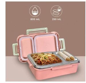 High Quality Fresh Lock Stainless Steel <b>Lunch</b> <b>Box</b> Freshness Preservation From India Exporter Stainless Steel <b>Lunch</b> - Product Image 3