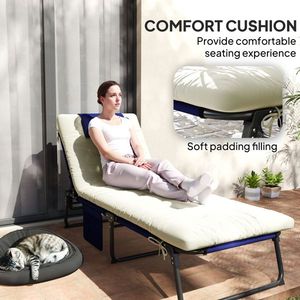 Sdraio Pieghevole per Piscina e Spiaggia - Lettino Prendisole Portatile per Campeggio - Product Image 6