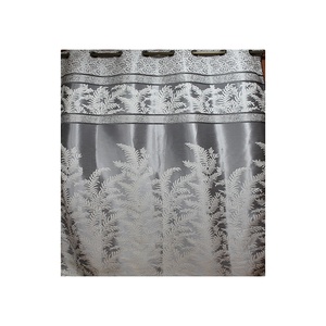 Best Selling Modern Vintage Pattern Ripple Fold Blackout Curtains Wholesome Price Polyester Printing Fabric Included Crystal - Product Image 5
