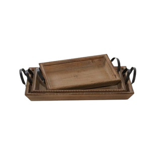 Plateau de service artisanal en bois de manguier pour la cuisine, taille moyenne, pour légumes, fruits et fromages - Product Image 1