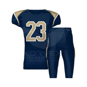 Uniforme de football américain prêt pour le terrain, 100% polyester, toucher doux, respirant, qualité durable pour les jeux en extérieur et en intérieur - Product Image 2