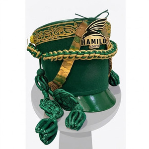 Sombrero shako clásico de lana que ofrece una estructura cómoda y un diseño histórico atractivo para músicos. Sombreros shako en venta. - Product Image 4
