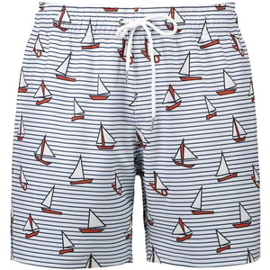 Shorts de plage d'été OEM pour hommes, doux, imprimés, pour la natation, la planche à roulettes, la gym, décontractés - Product Image 6