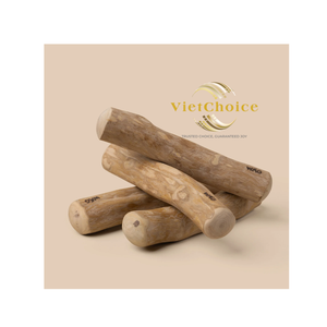 VIETCHOICE Phoebe - Juguete Masticable para Perros de Madera de Café Natural, Moderno, Duradero, Biodegradable, en Forma de Hueso, Bonito y Multicolor, a Bajo Precio - Product Image 1