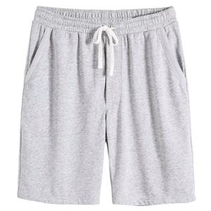 Shorts de sport décontractés pour hommes, 100 % polyester, toile unie, imperméables, écologiques, respirants, avec logo personnalisé, taille mi-haute - Product Image 1