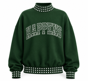 Custom Oversized <b>Women</b>’s Mock Neck Sweatshirt Wholesale Long Sleeve Cotton Fleece Autumn <b>Pullover</b> - Product Image 6