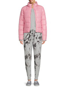 Chaquetas Acolchadas para Mujer 2026, Ropa de Invierno Corta de Alta Calidad con Decoración de Rayas Impresas y Bolsillos Acolchados para Esquí y Caza - Product Image 2