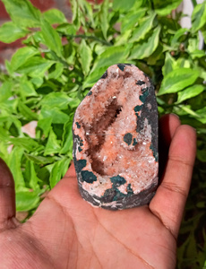 Apophyllite brute naturelle, cristal géode, roche, pierre, amas minéral, spécimen pour collection, cadeau, artisanat commercial - Product Image 5