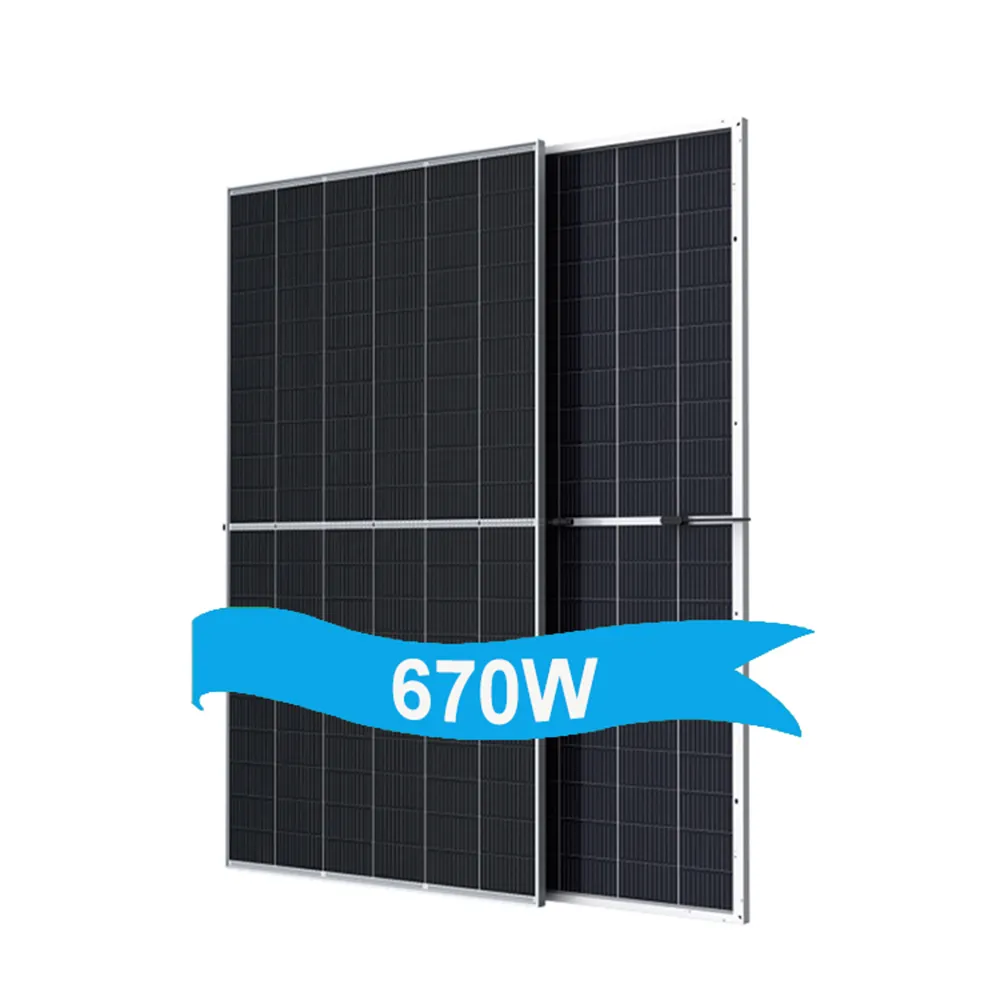 Panel solar monocristalino 400W 450W 500W Trina Panel solar del sistema de energía solar de China Panel solar