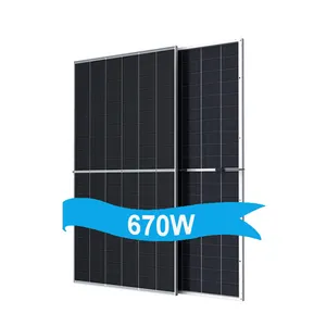 Pannello solare monocristallino pannello solare 400w 450w 500w Trina pannello solare dalla cina sistema di energia solare pannello solare