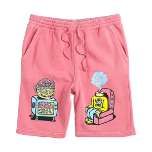Shorts de sport décontractés pour hommes, en toile respirante, coupe haute, coupe-vent, séchage rapide, pour l'été, style hip-hop uni, vente en gros - Product Image 1