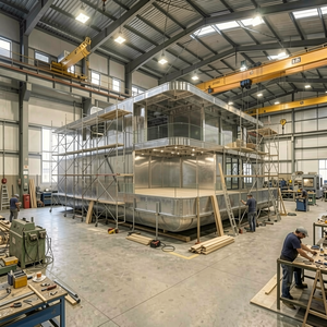 Yacht de luxe flottant personnalisé UBI 20010 avec piscine, moteur hors-bord en aluminium pour les loisirs et le divertissement en rivière - Product Image 5