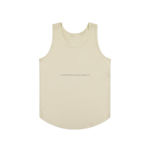 Camiseta Deportiva de Algodón 100%, Nueva, con Logotipo Personalizado, Sin Mangas, para Gimnasio, con Decoración de Malla y Estampado de Spandex, Estilo Deportivo - Product Image 6