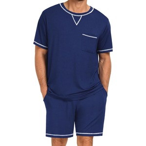 Conjunto Deportivo para Hombre, Camiseta de Manga Corta y Pantalones Cortos, Color Verde Oliva, Transpirable, Ligero, 100% Poliéster, con Bolsillos Laterales, Estilo Casual - Product Image 6
