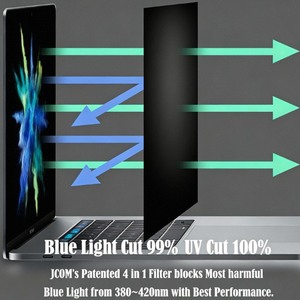 Filtro de privacidad, película antiespía para PC y portátil, comodidad de visualización, equipo de oficina, seguridad en el lugar de trabajo, características de privacidad contra la luz azul - Product Image 6